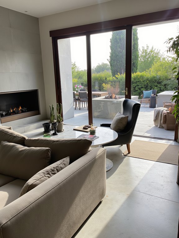 inviting gathering areas created