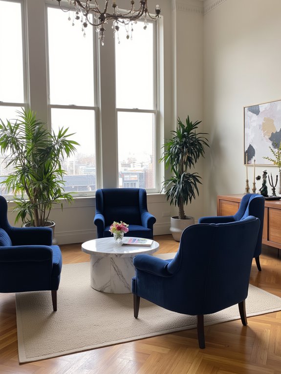 inviting reception area design