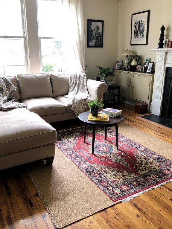 layering rugs for comfort