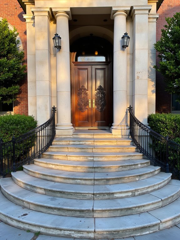 luxurious entrance architectural features