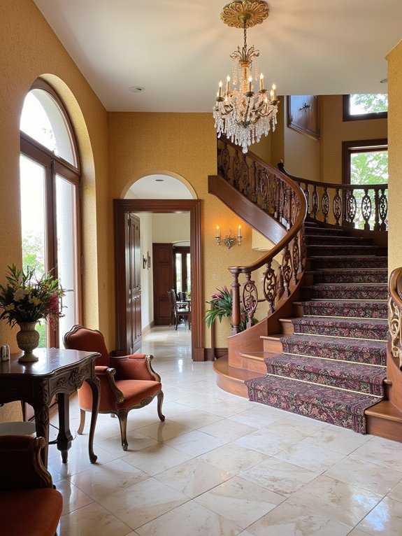 luxurious entrance design elements