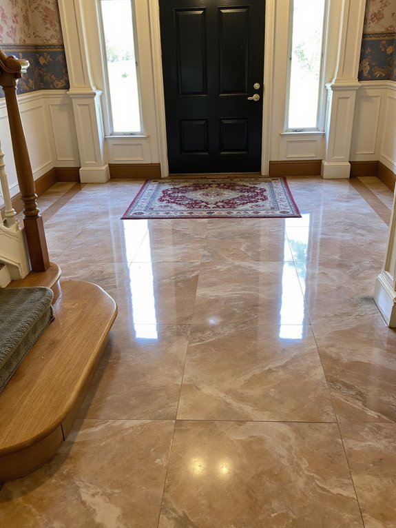 luxurious flooring enhances ambiance