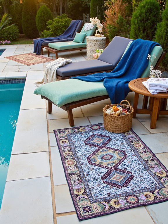 luxurious poolside comfort essentials