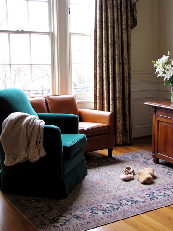 luxurious textiles enhance comfort