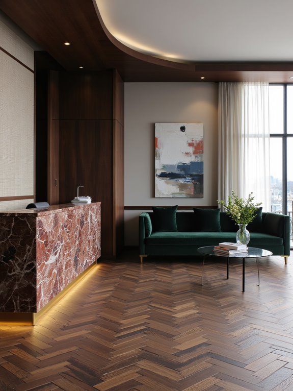 luxury materials create impressions