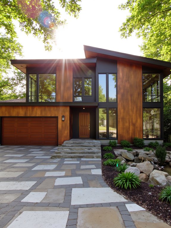 luxury sustainable exterior materials
