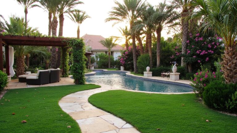 luxury villa garden designs