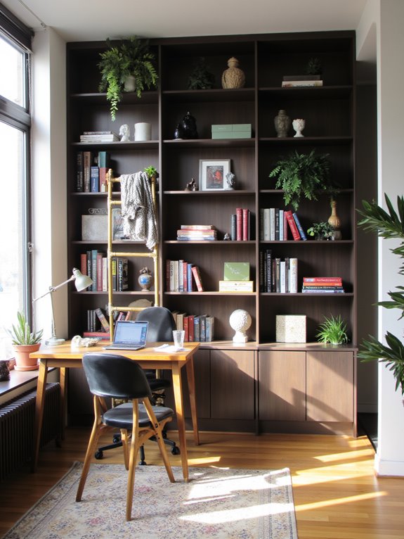 maximize vertical office storage