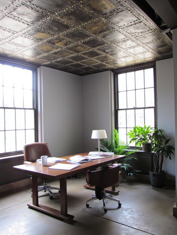 metal ceilings for modernity