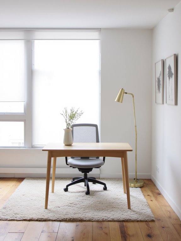 minimalism enhances office aesthetics