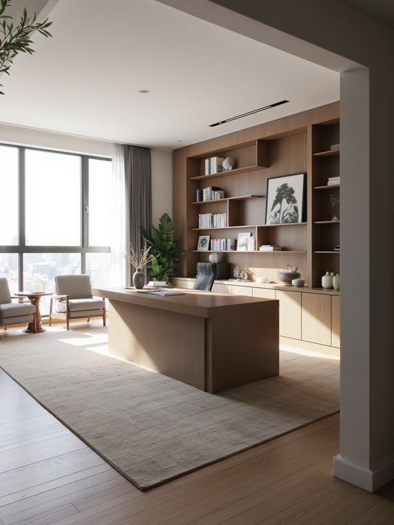 minimalist office design benefits