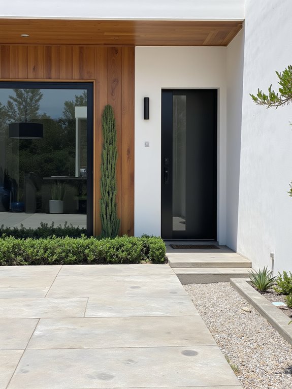 minimalist villa entrance design
