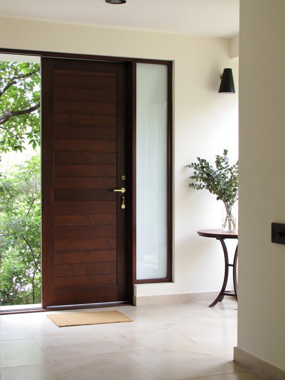 minimalist welcoming entryway design