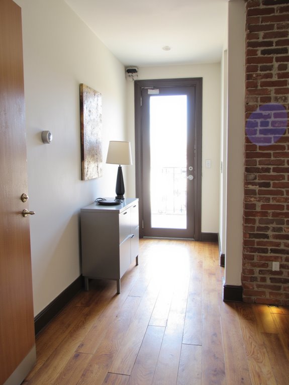 modern hallway tech integration