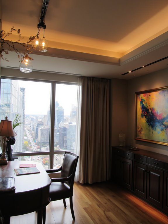 modern lighting elevates ambiance