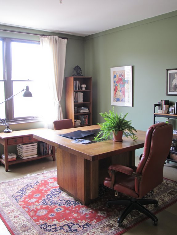 modern vintage office design