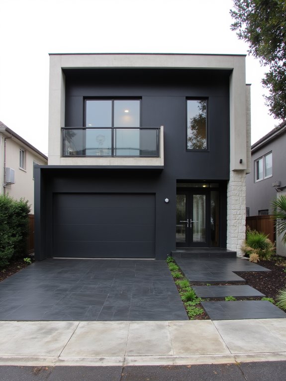 monochromatic elegance in architecture