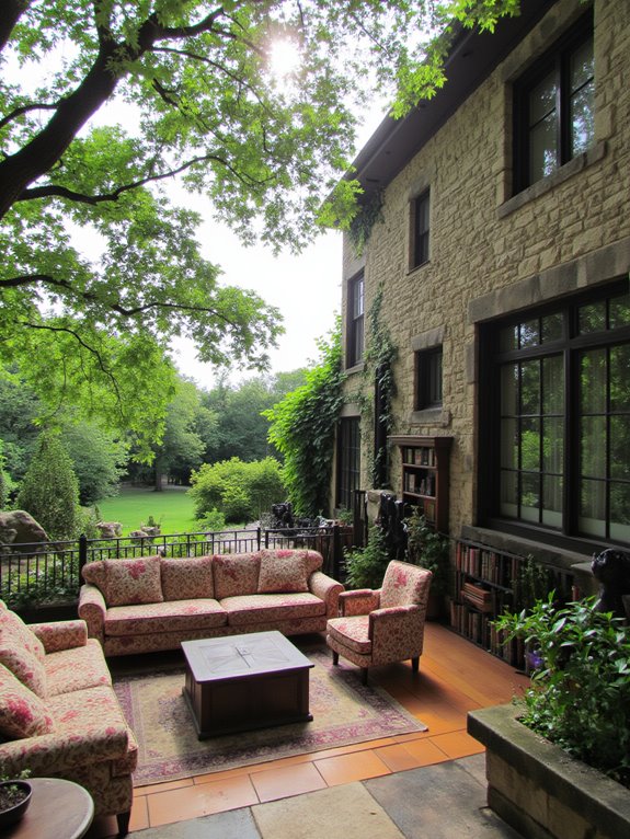 natural light enhances ambiance