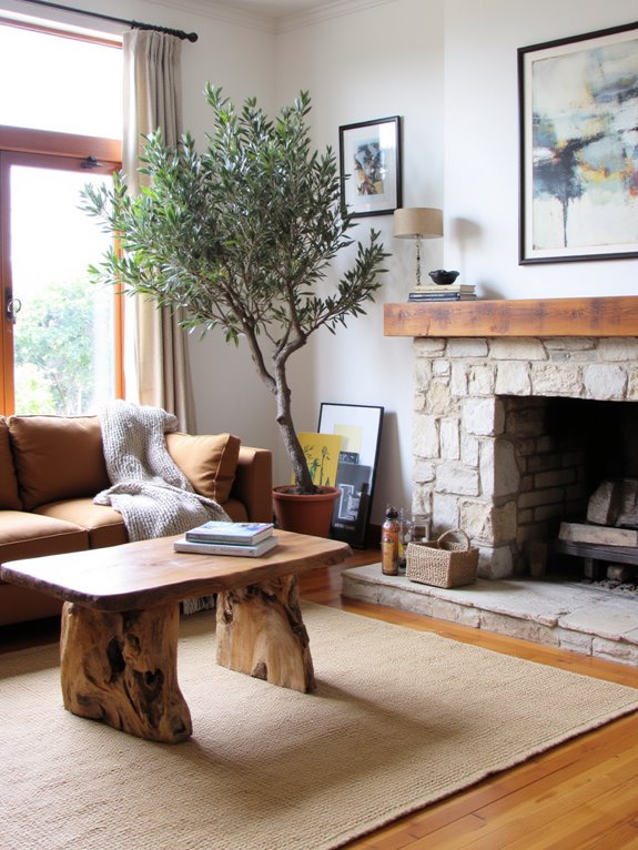 natural materials create warmth