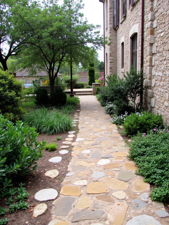 natural stone pathway charm