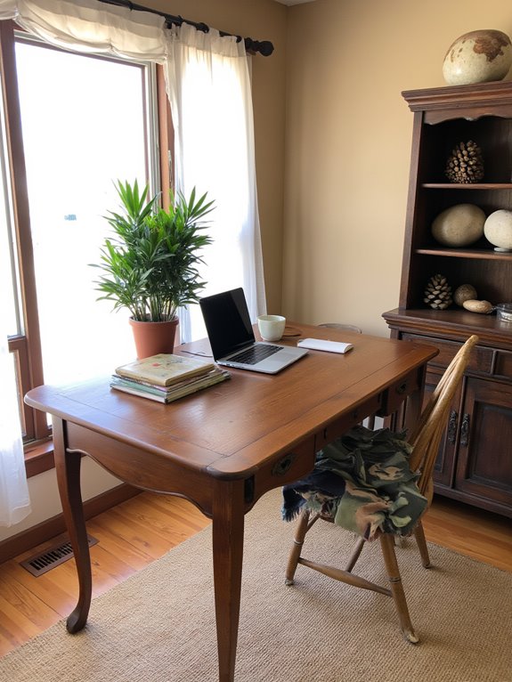 nature inspired calming workspace atmosphere