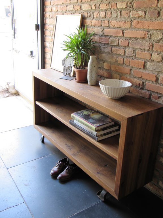 open shelving enhances space