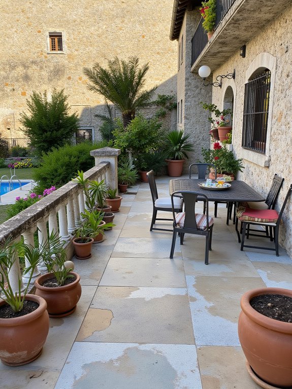 outdoor luxury living spaces