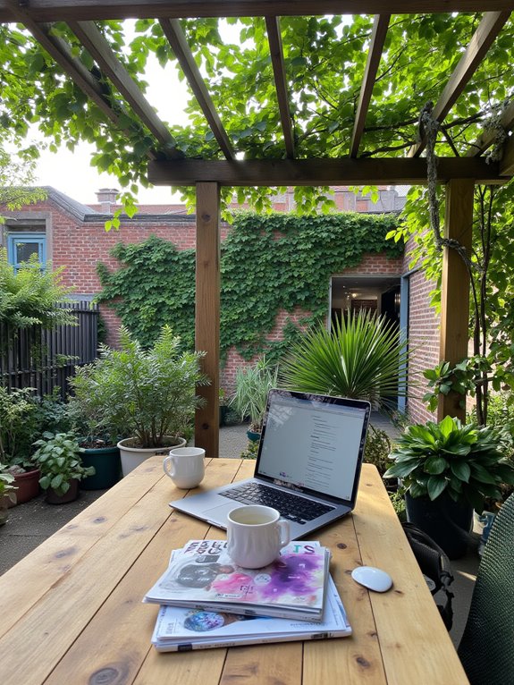 outdoor workspace for inspiration