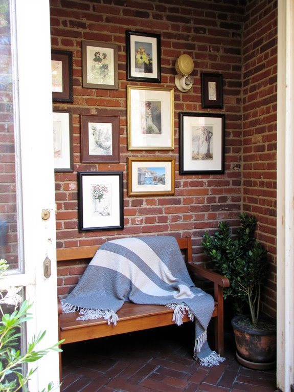 personalized gallery wall display