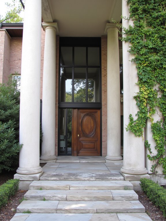 regal entrance architectural feature