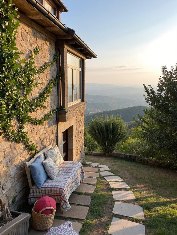 remote villa stunning views