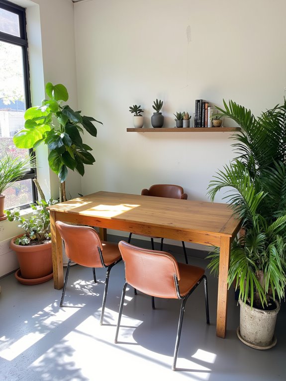 revitalizing office plant decor