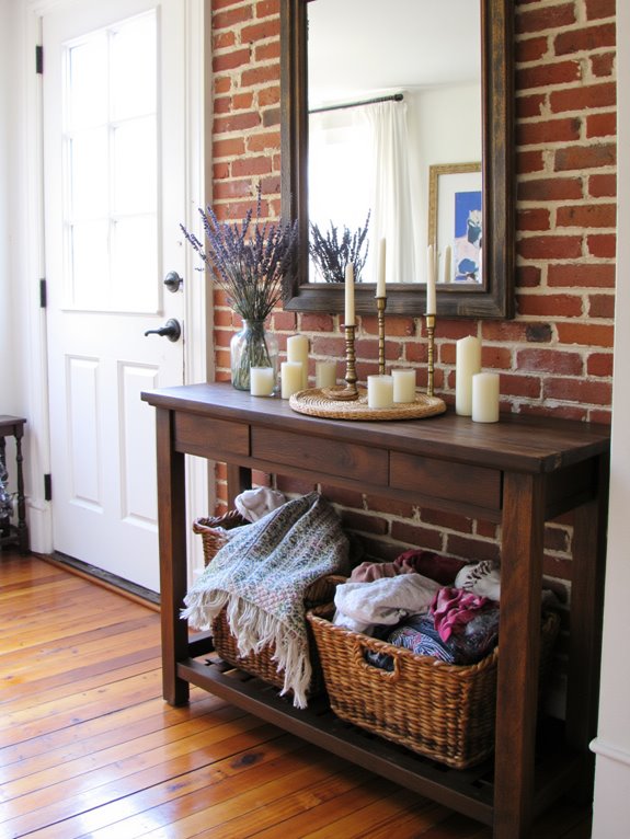 scented candles create warmth