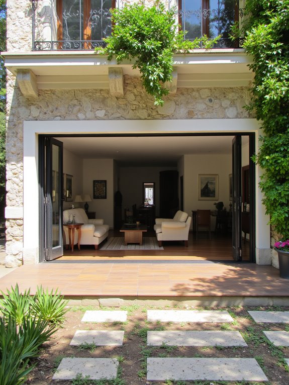 seamless indoor outdoor connection