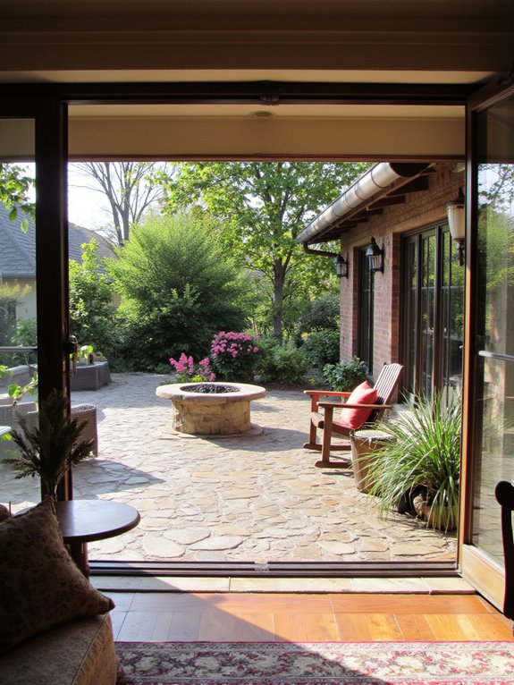 seamless indoor outdoor connection