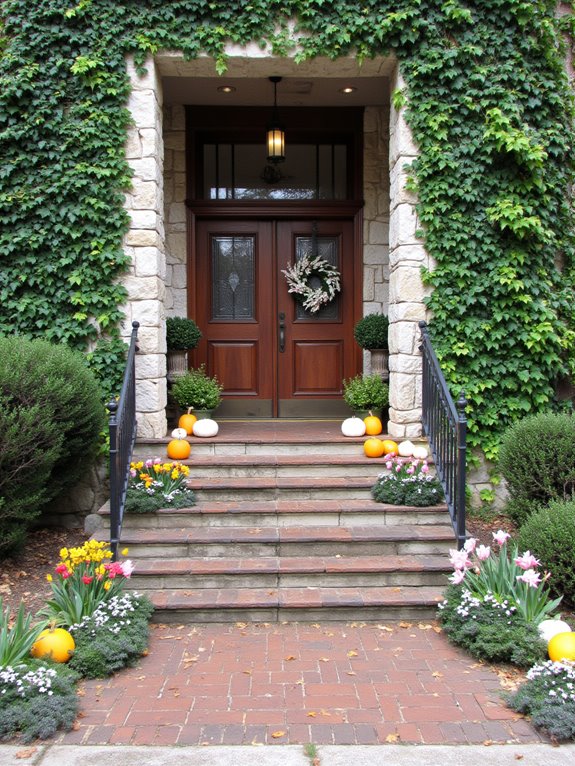 seasonal decor enhances ambiance