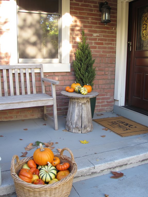 seasonal decor for entryway