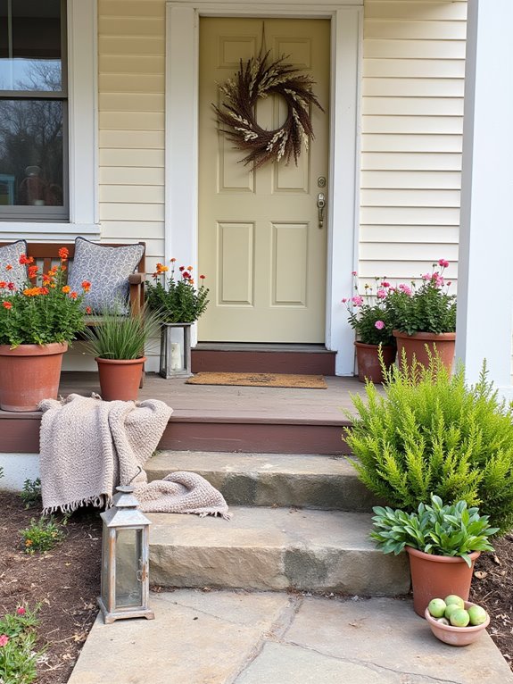 seasonal decor for entryway