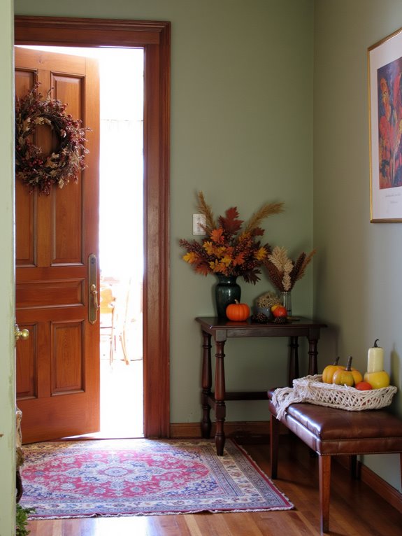 seasonal entrance hall decor