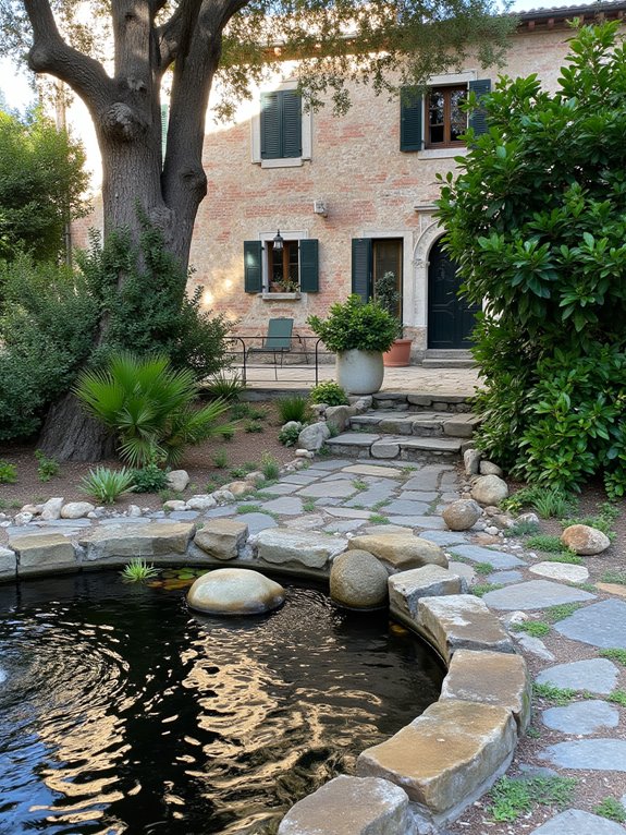 serene outdoor water features