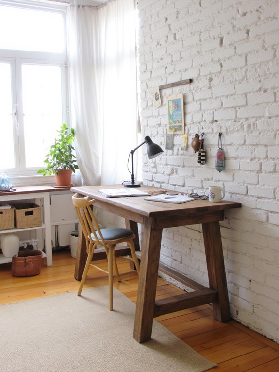 serene scandinavian workspace aesthetics
