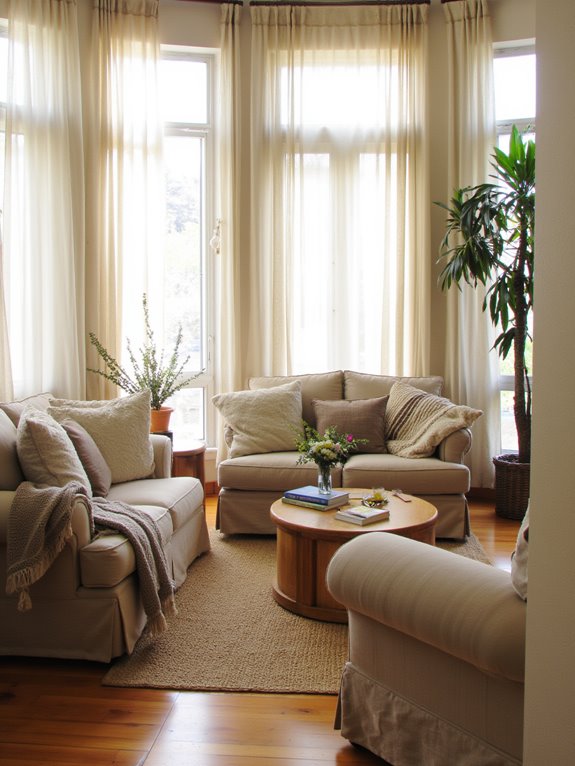 sheer light filtering curtains