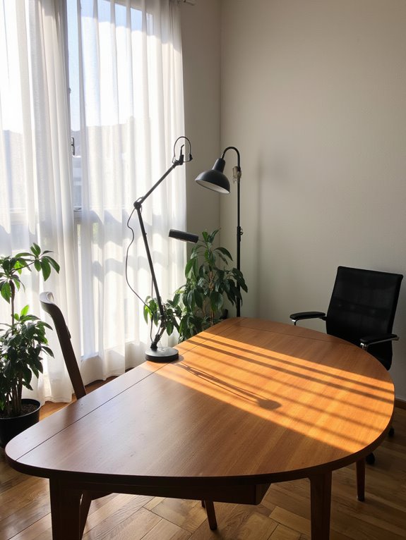 sleek warm minimalist lighting