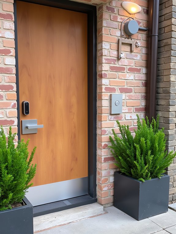 smart technology enhances entryway