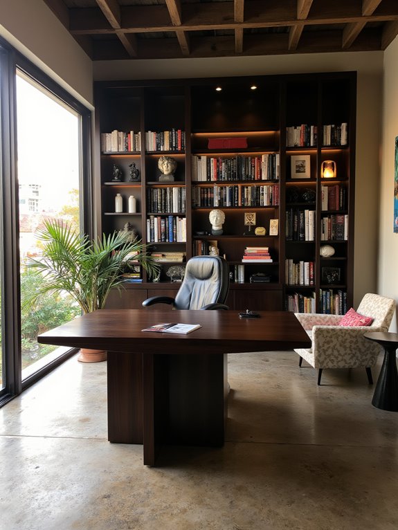 sophisticated functional inspiring workspace