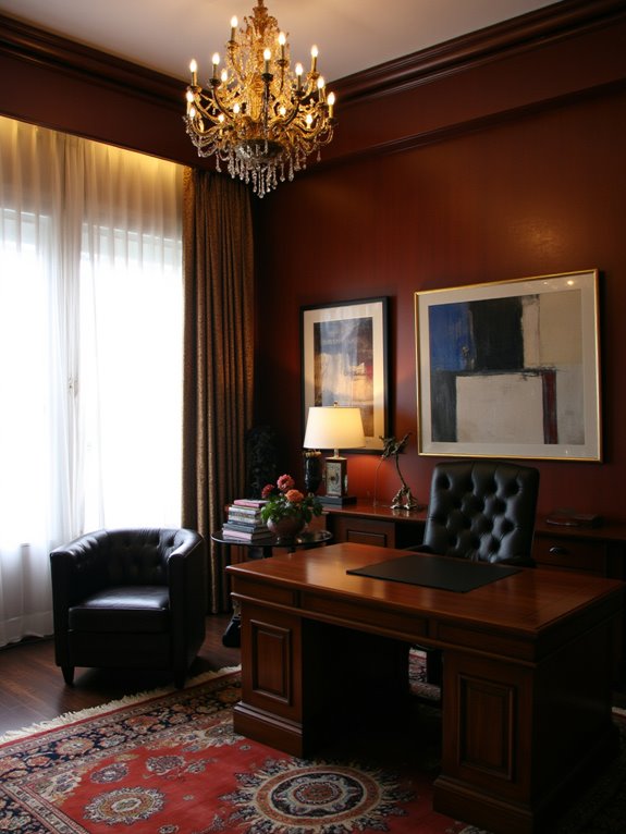 sophisticated layered lighting design