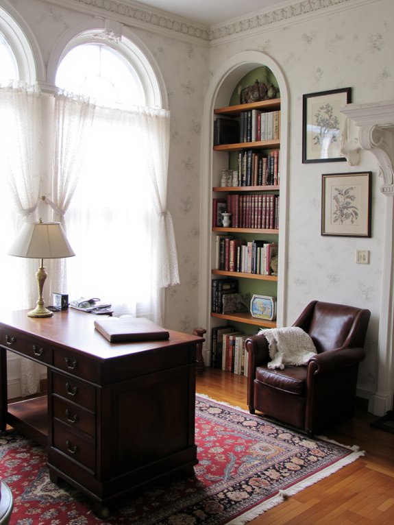 sophisticated timeless office decor