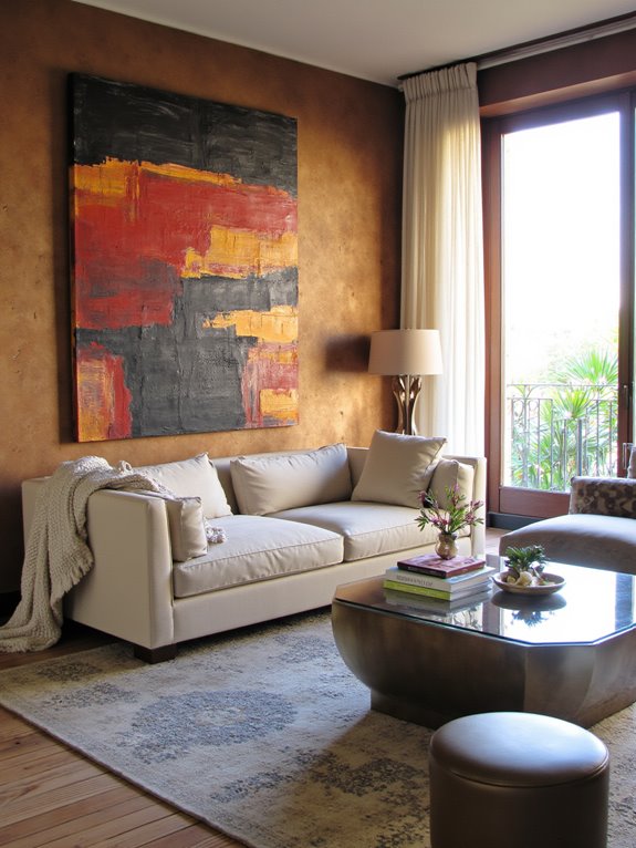 striking artwork creates focal points