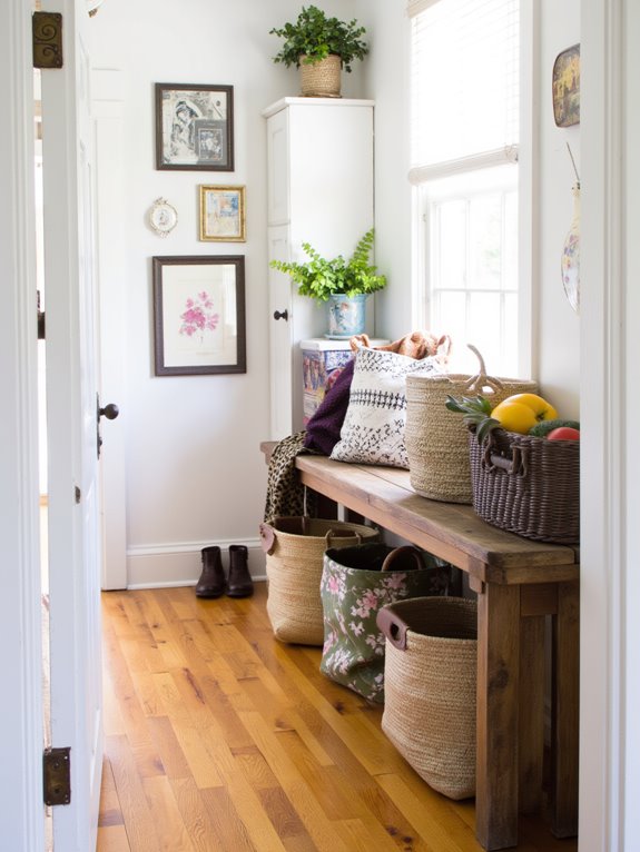 stylish bins enhance organization