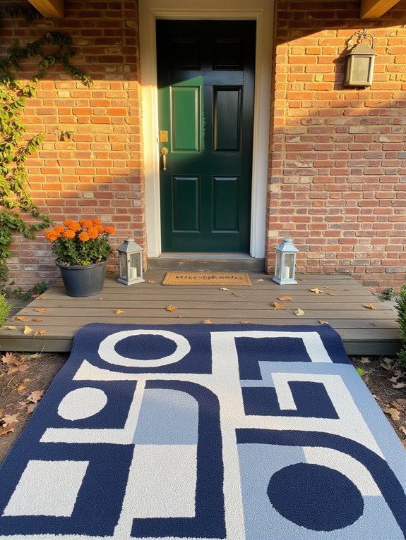 stylish entrance area rug